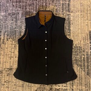 Kuhl Aurora Vest Black with Brown Lining